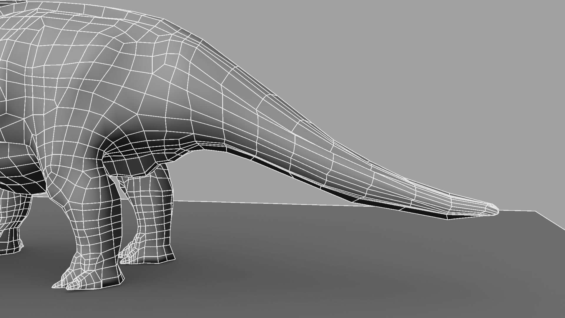 Triceratops dinosaur 3D model_26