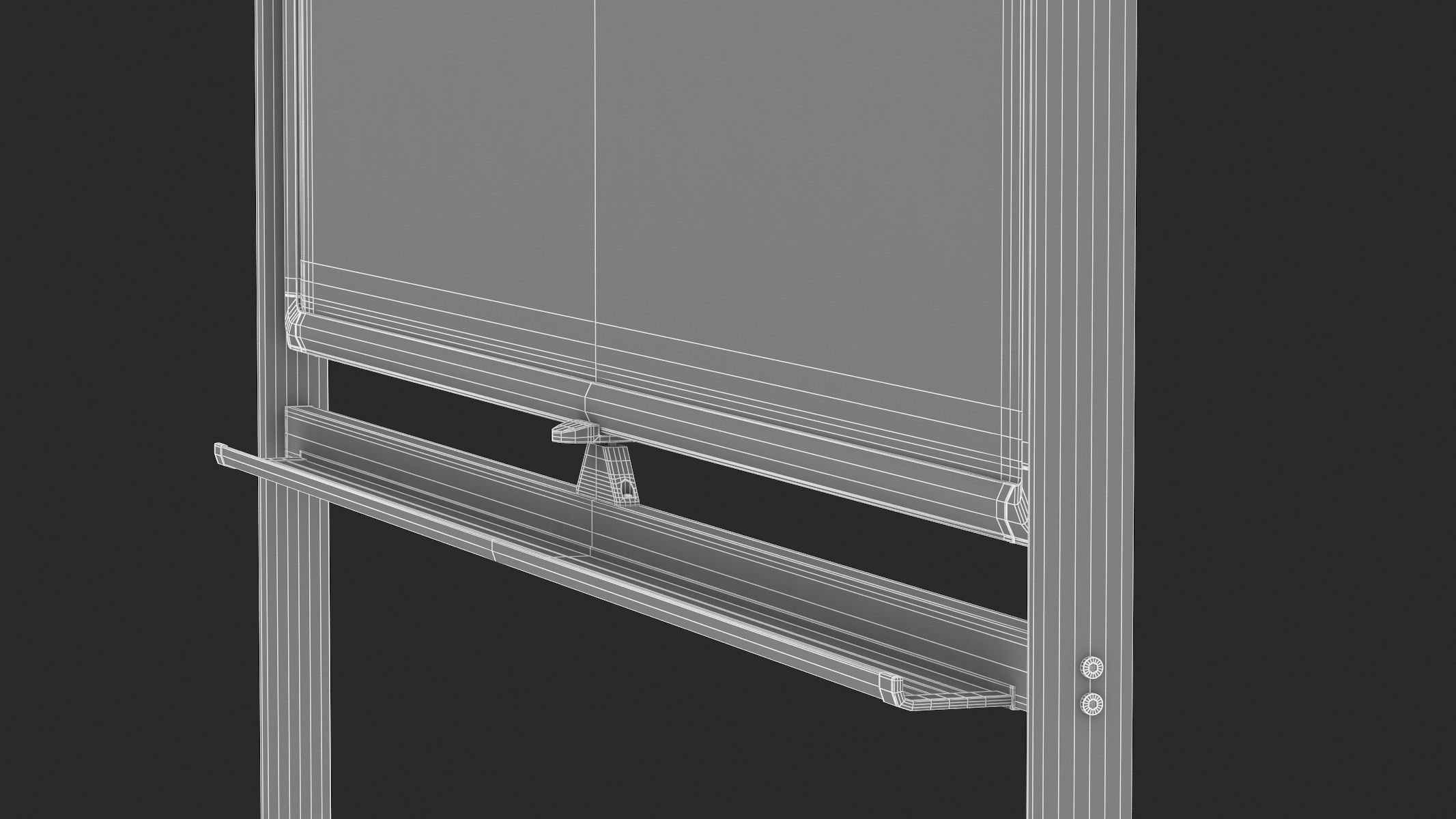 Whiteboard with Rolling 3D model_35
