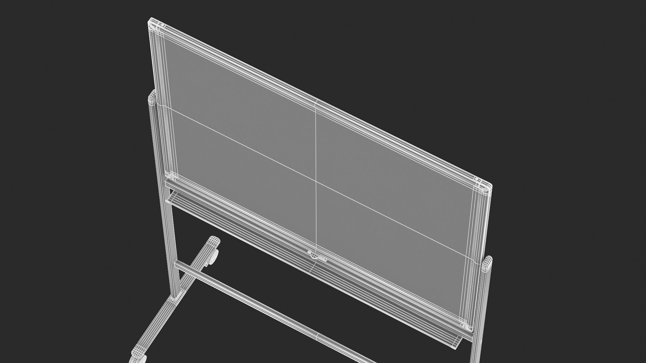 Whiteboard with Rolling 3D model_36