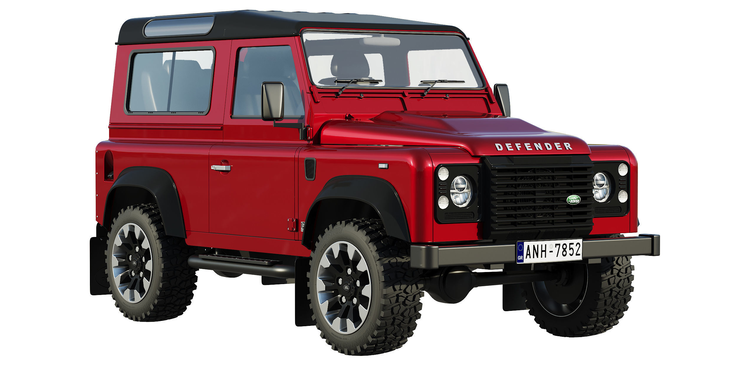 Land Rover Defender Works V8 3D model_1