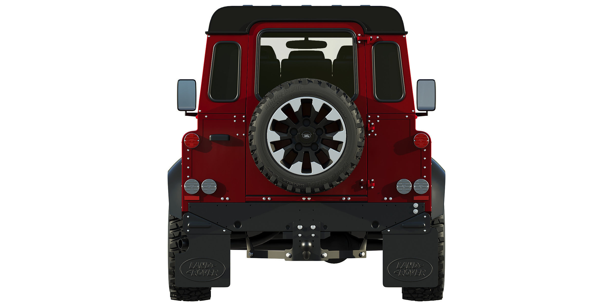 Land Rover Defender Works V8 3D model_7