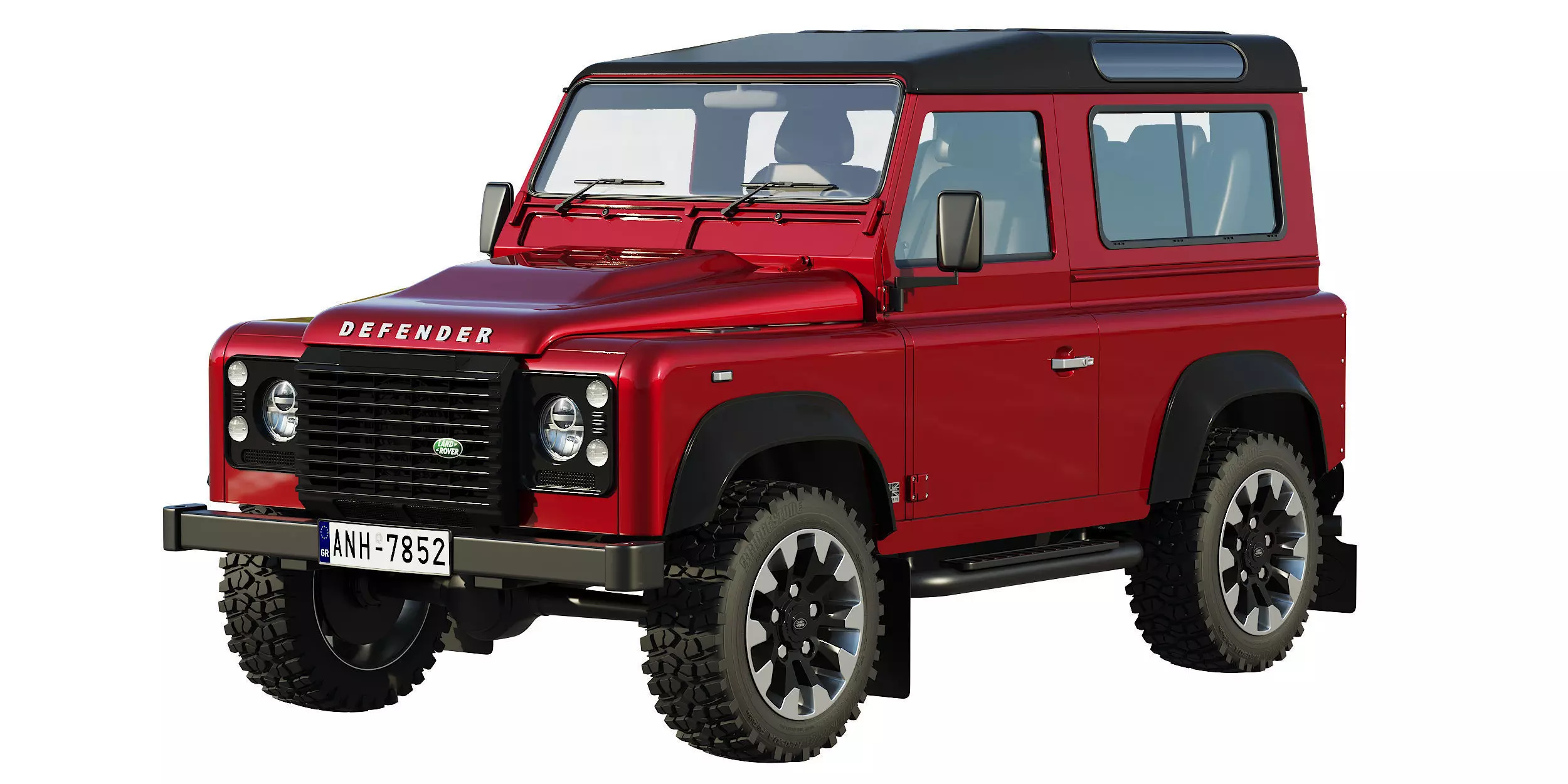 Land Rover Defender Works V8 3D model_0