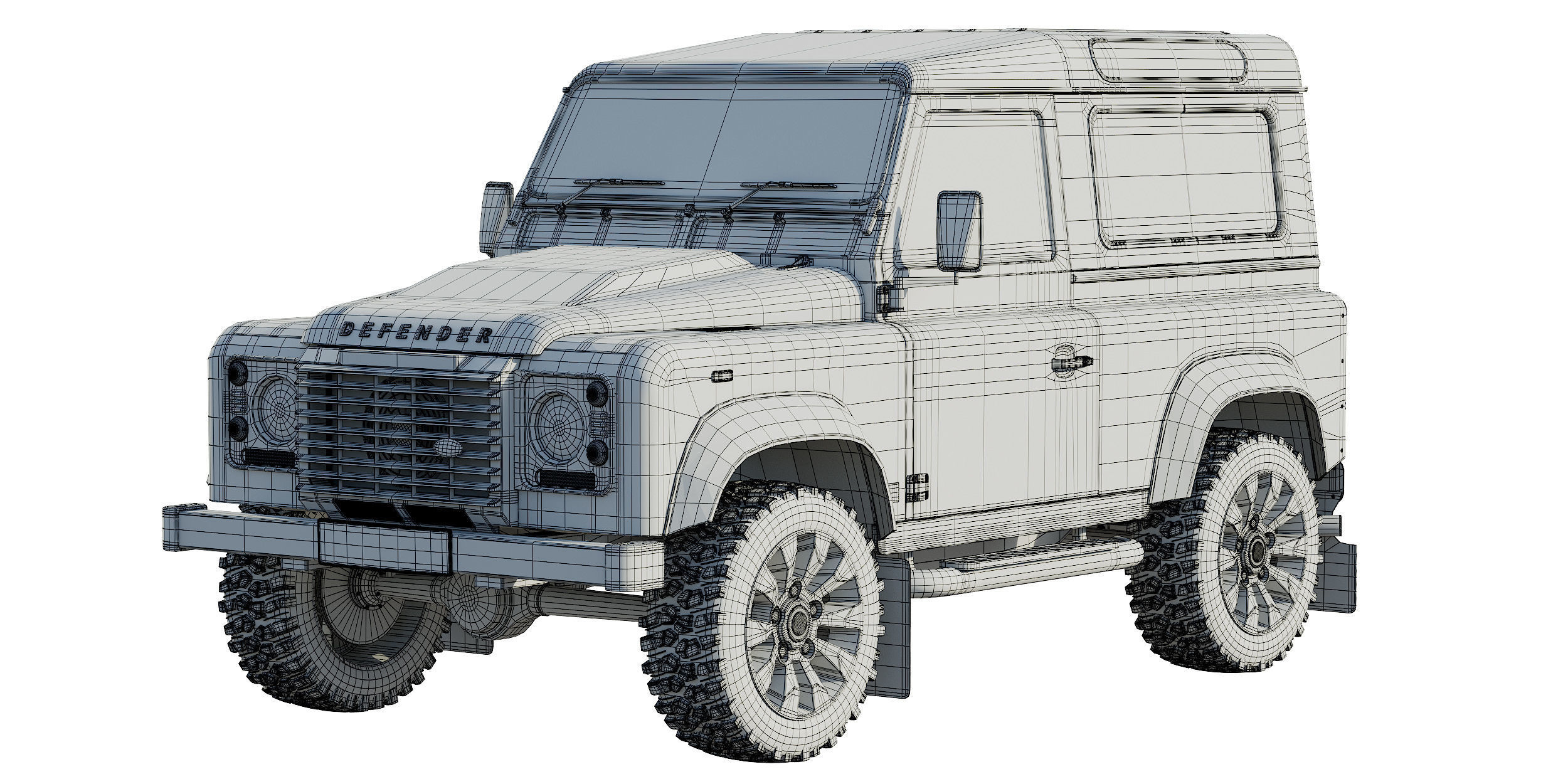 Land Rover Defender Works V8 3D model_13