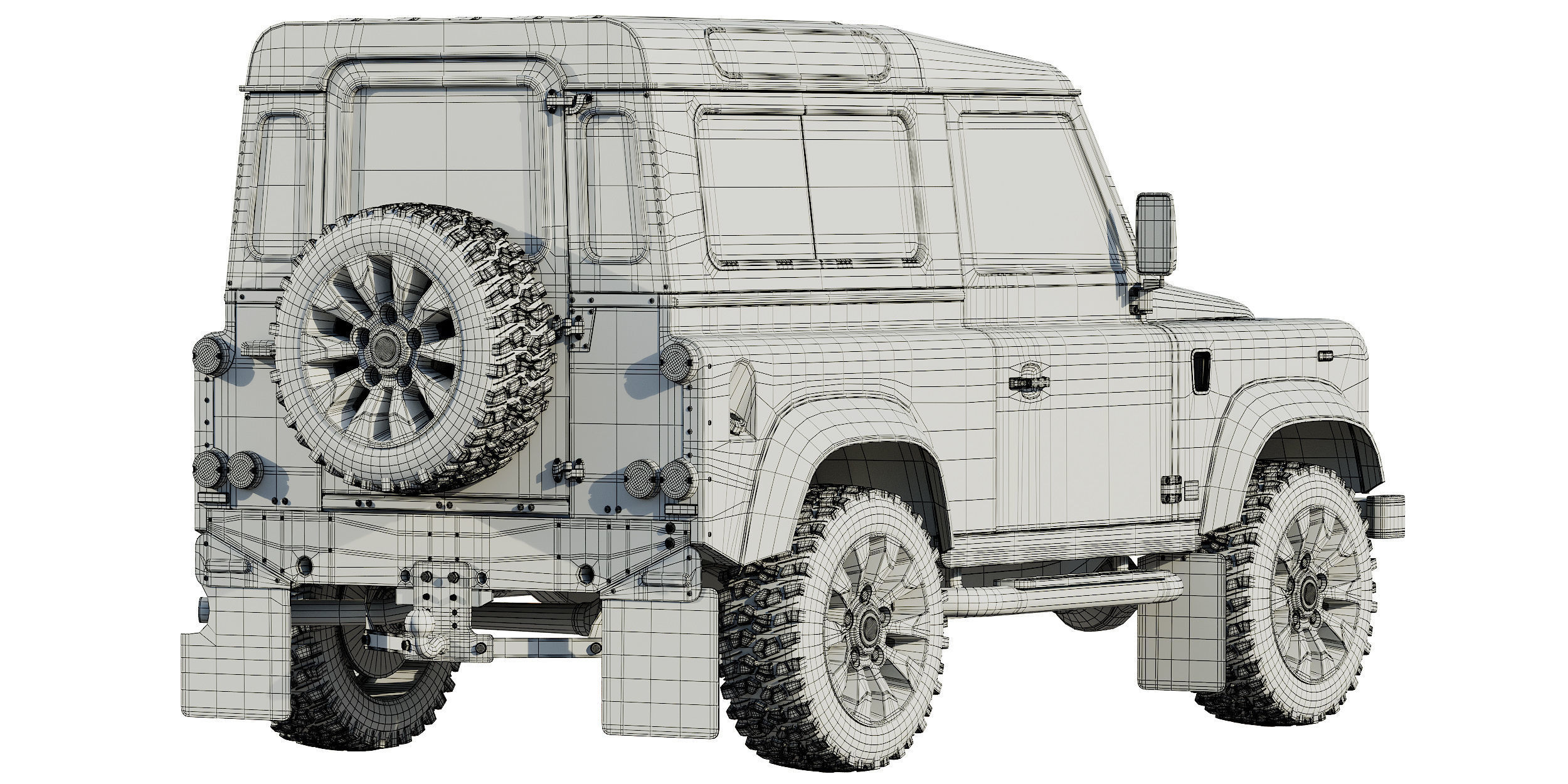 Land Rover Defender Works V8 3D model_16