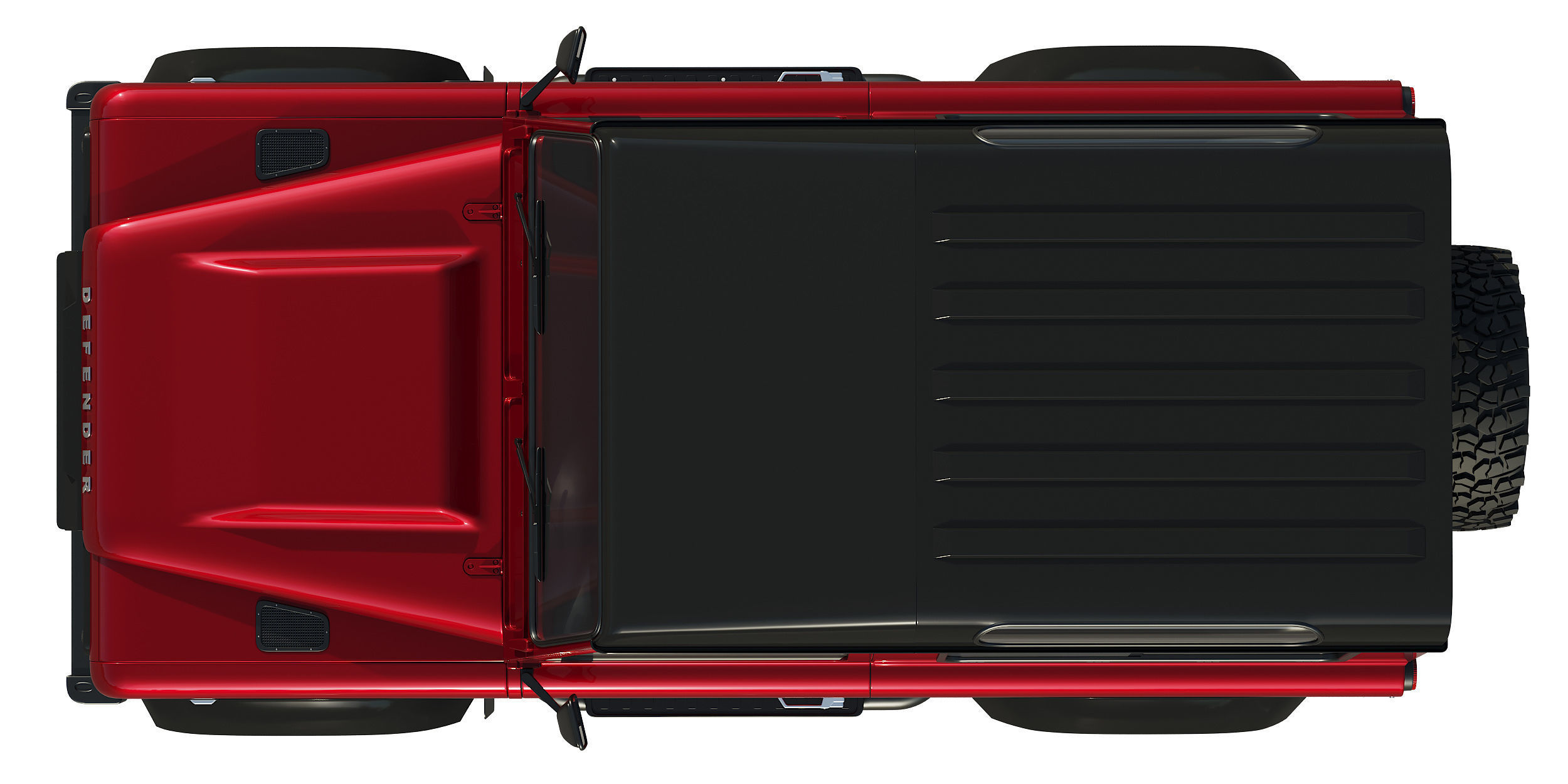 Land Rover Defender Works V8 3D model_8