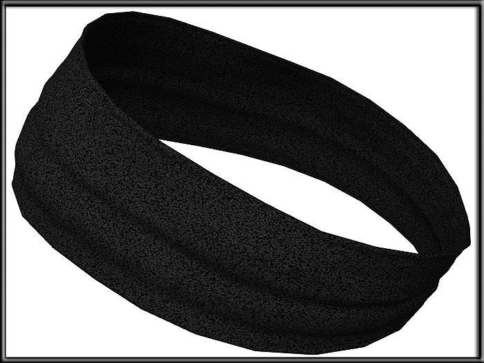 Cloth Headband Low-poly 3D model_3