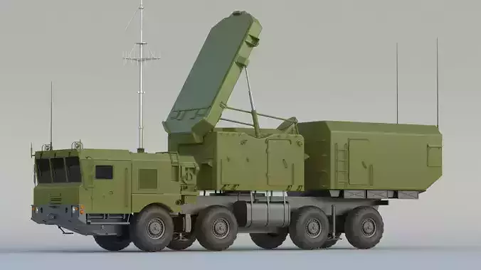92N6 Grave Stone Radar 3D model