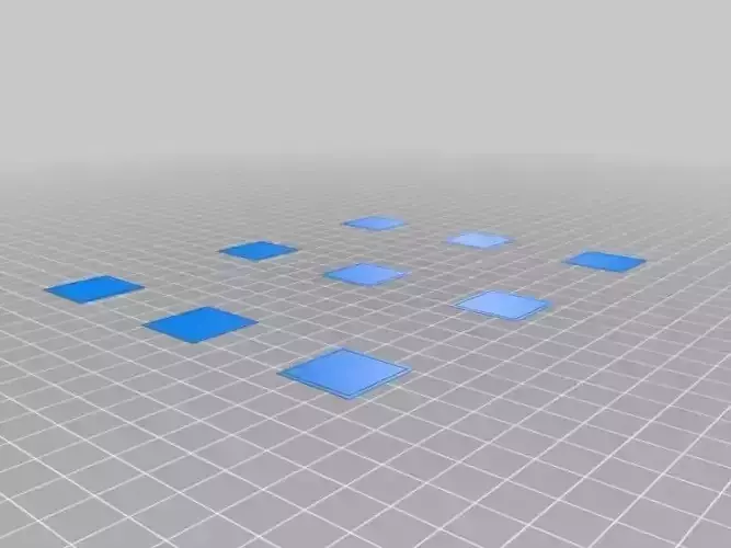 Bed Leveling Calibration Test Object Parametric