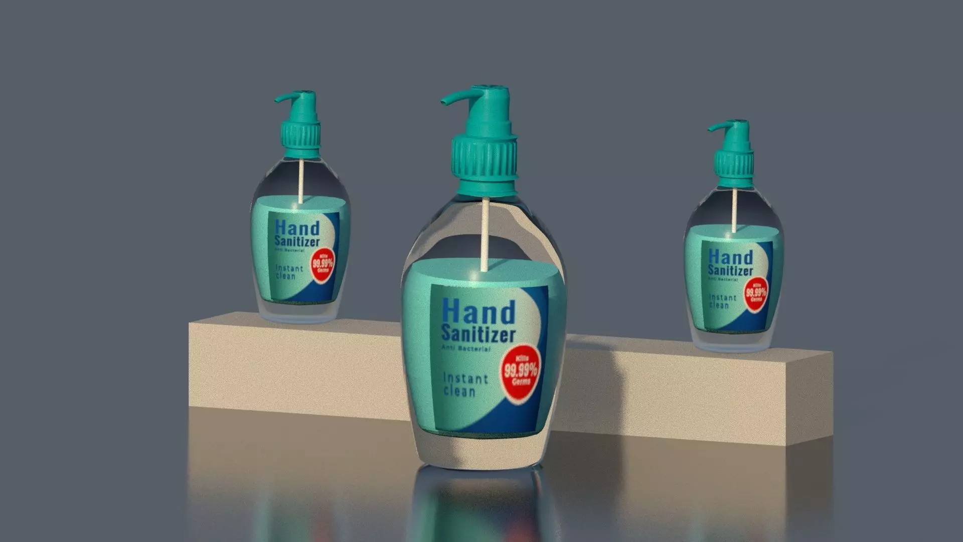 Hand Sanitizer 3D Model 3D model_0