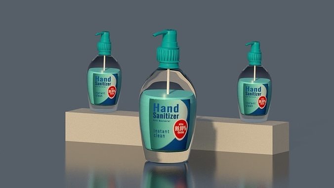 Hand Sanitizer 3D Model 3D model