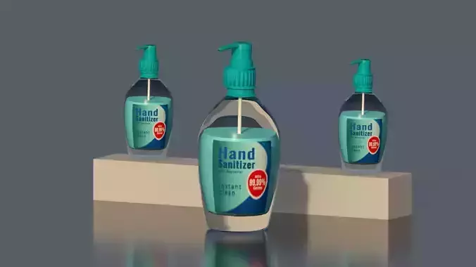 Hand Sanitizer 3D Model 3D model
