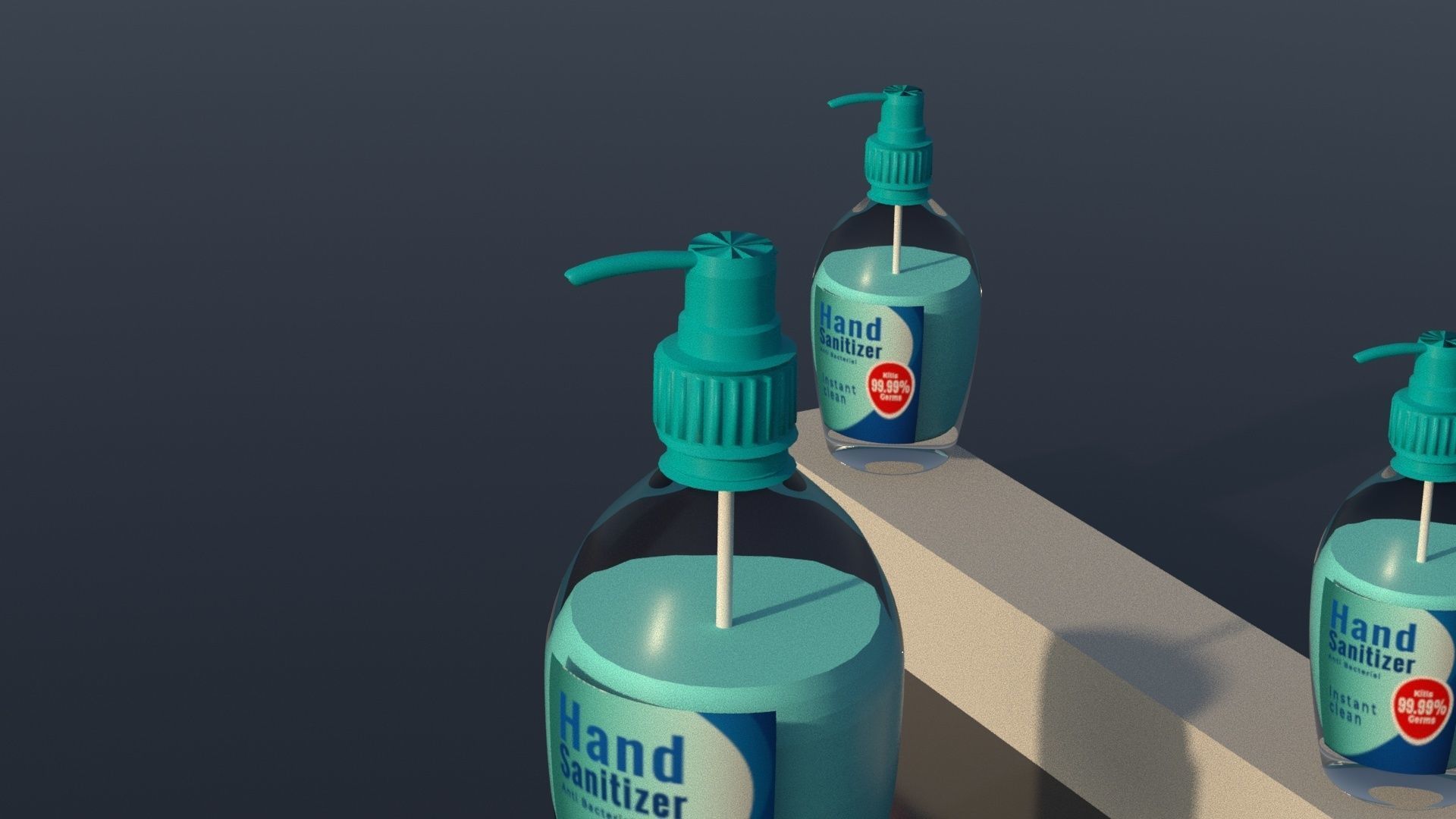 Hand Sanitizer 3D Model 3D model_3