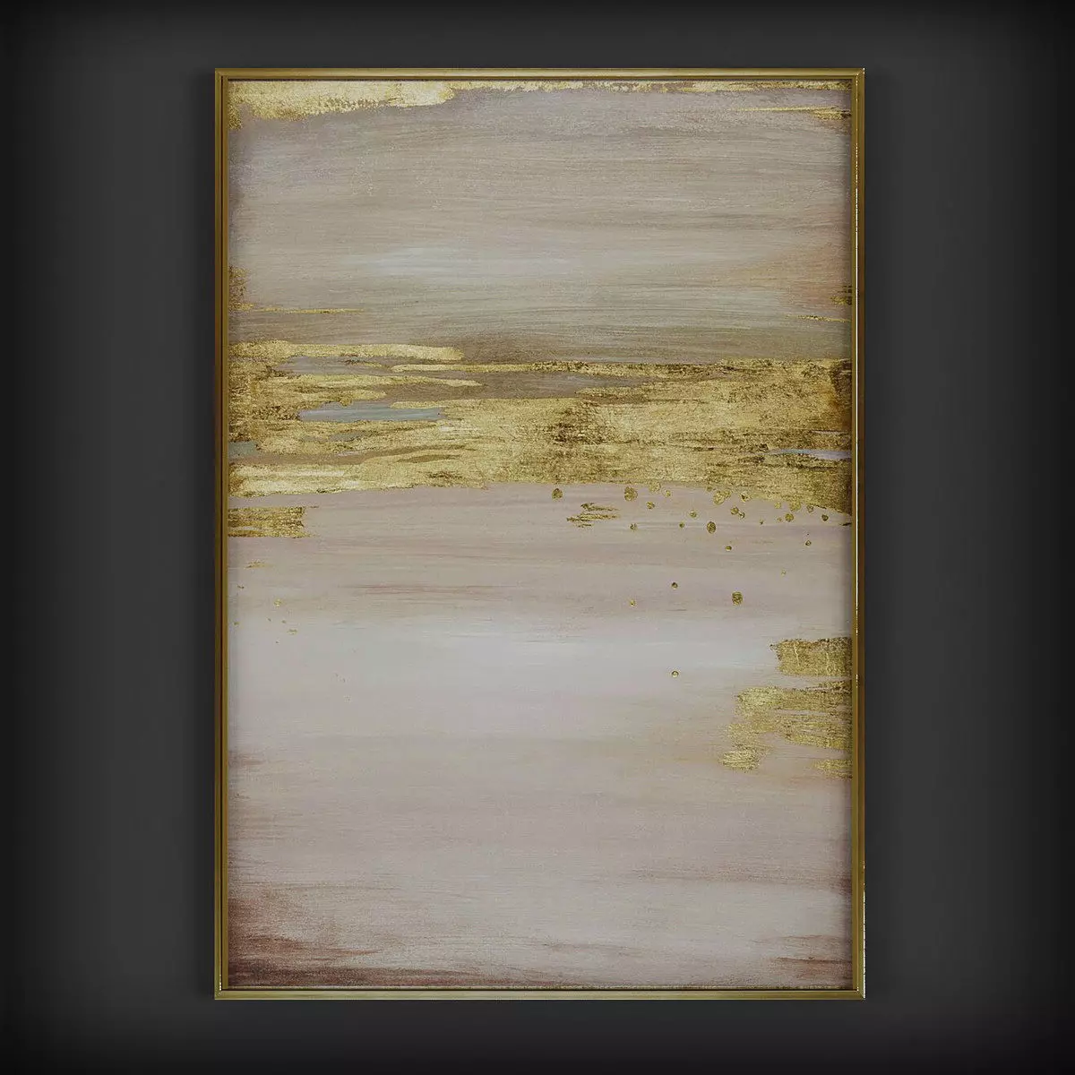 Picture Frames Low-poly 3D model_0