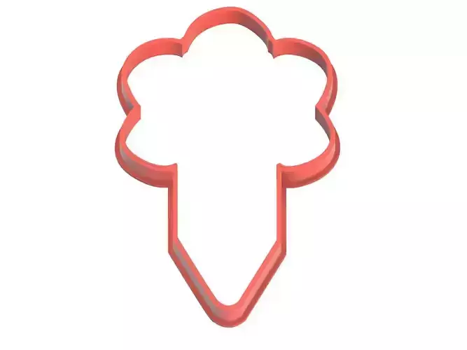 0052  Pencil with bow cookie cutter