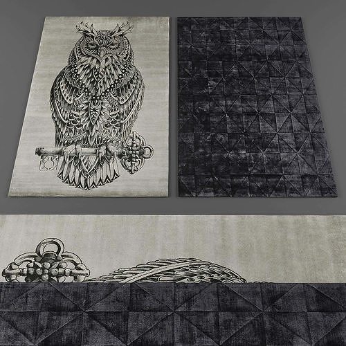 Rugs collection 091 Low-poly 3D model