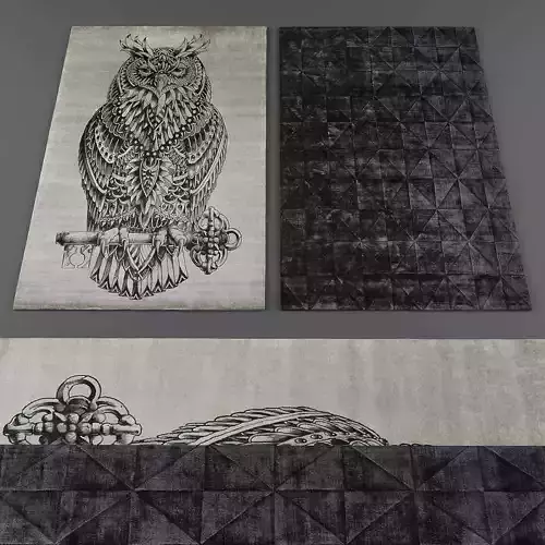 Rugs collection 091 Low-poly 3D model