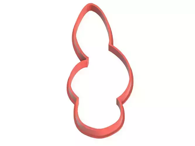 0053  Treble clef cookie cutter
