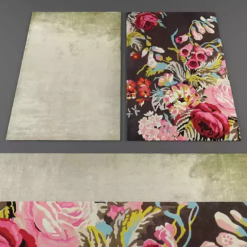 Rugs collection 094 Low-poly 3D model