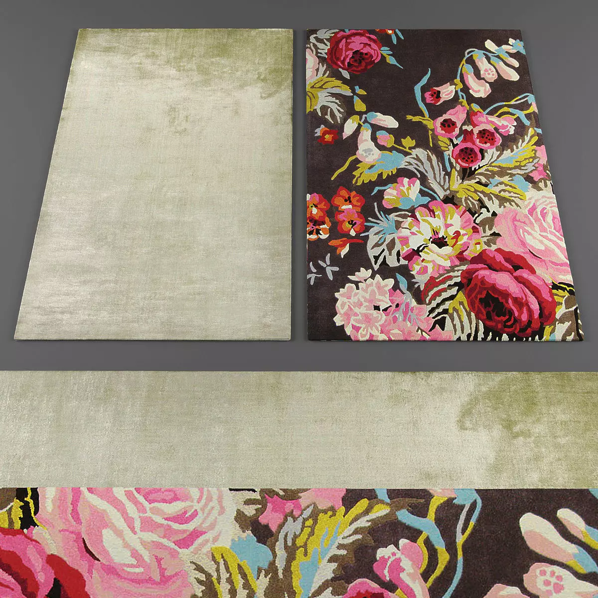 Rugs collection 094 Low-poly 3D model_0