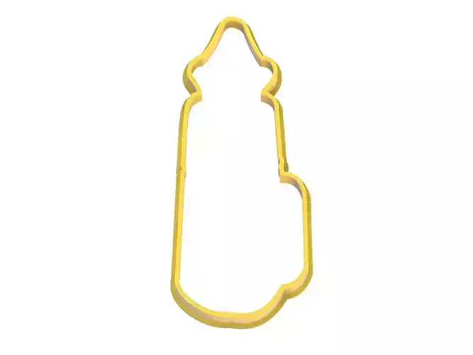 0055  A fountain pen cookie cutter 3D print model