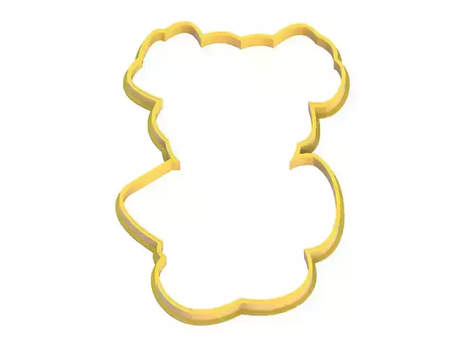 0056  Girl with a pencil cookie cutter
