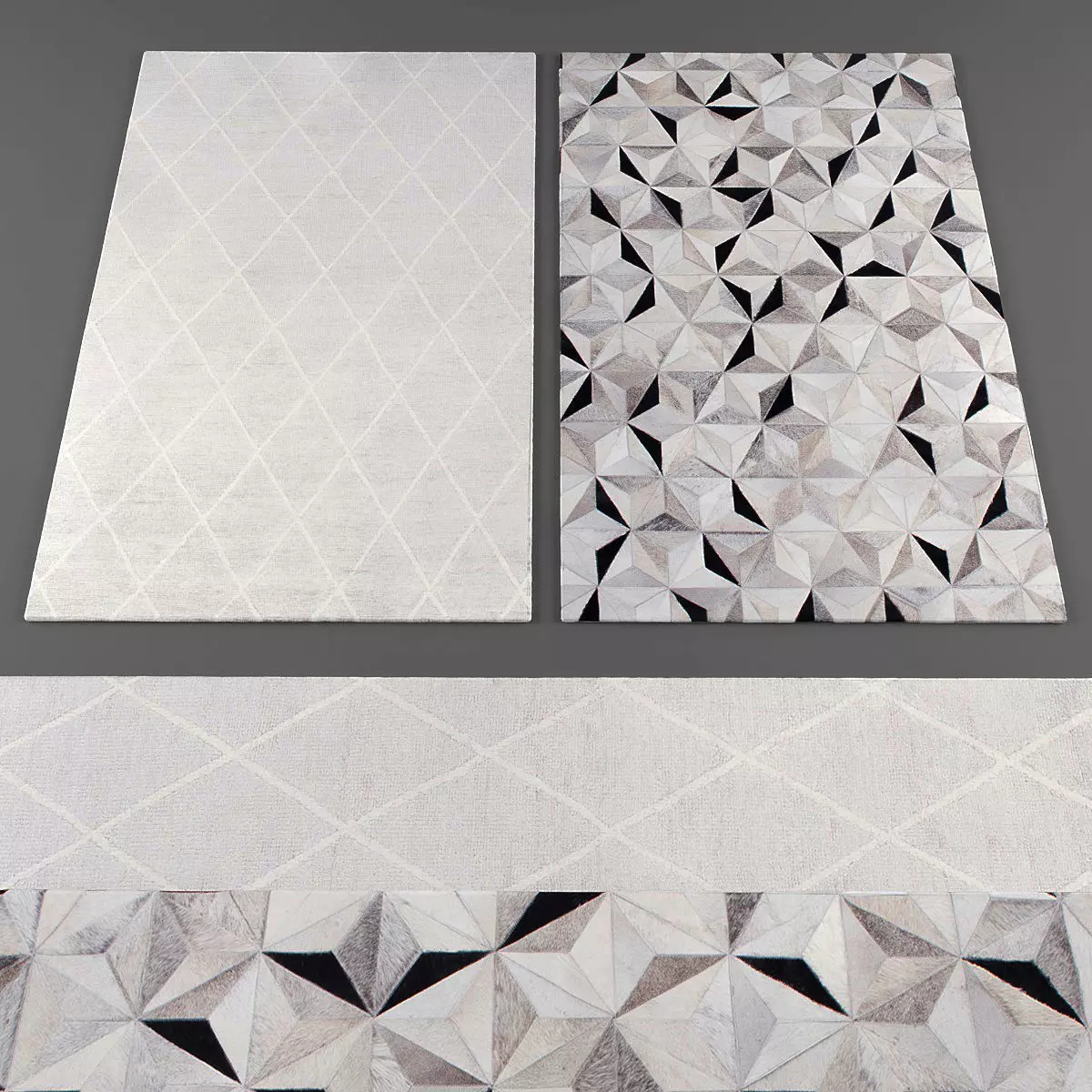 Rugs collection 101 Low-poly 3D model_0