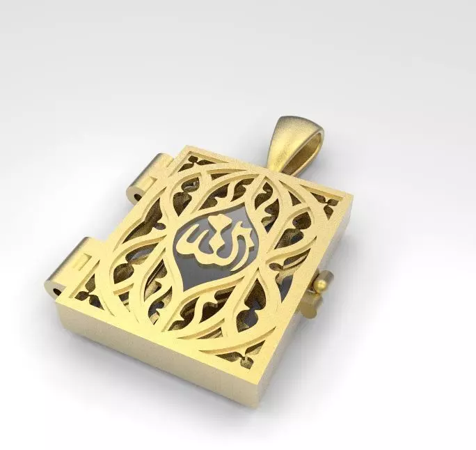 book pendant 3D print model