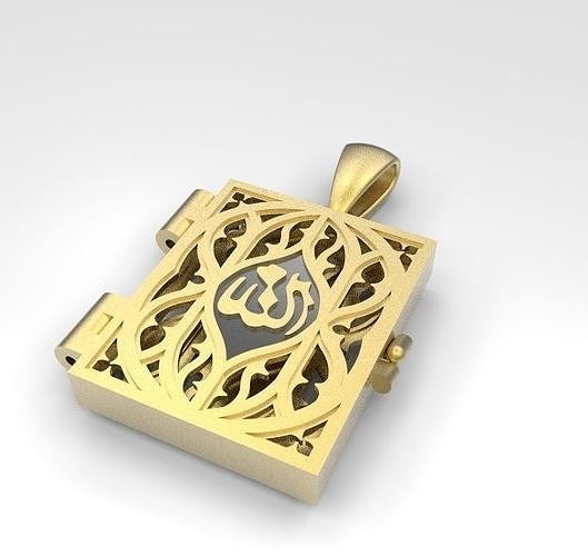book pendant 3D print model