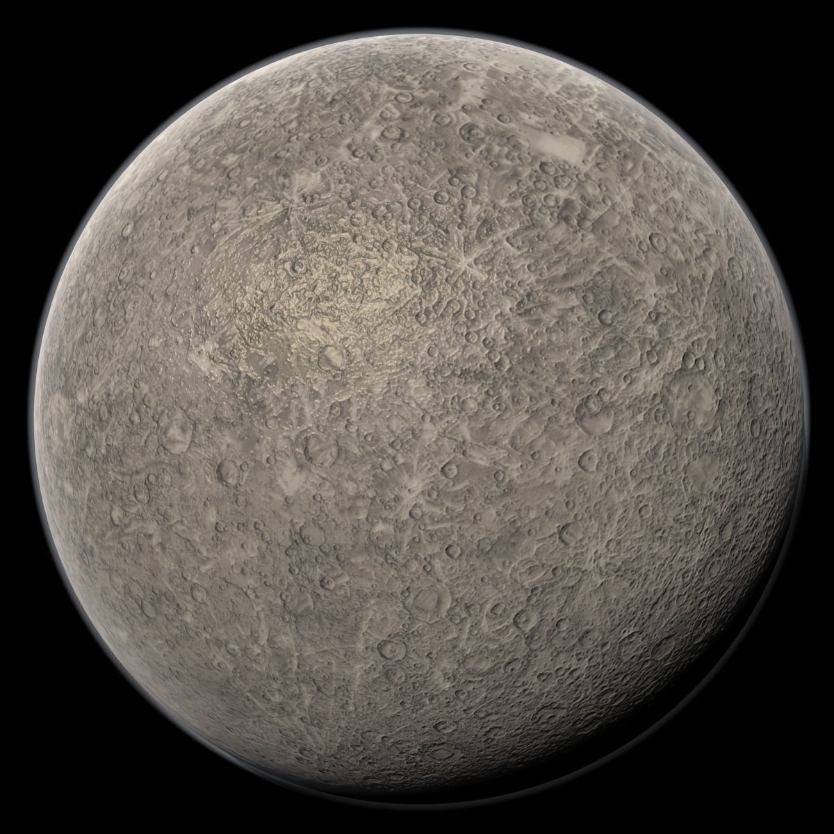 Mercury 3D model_2