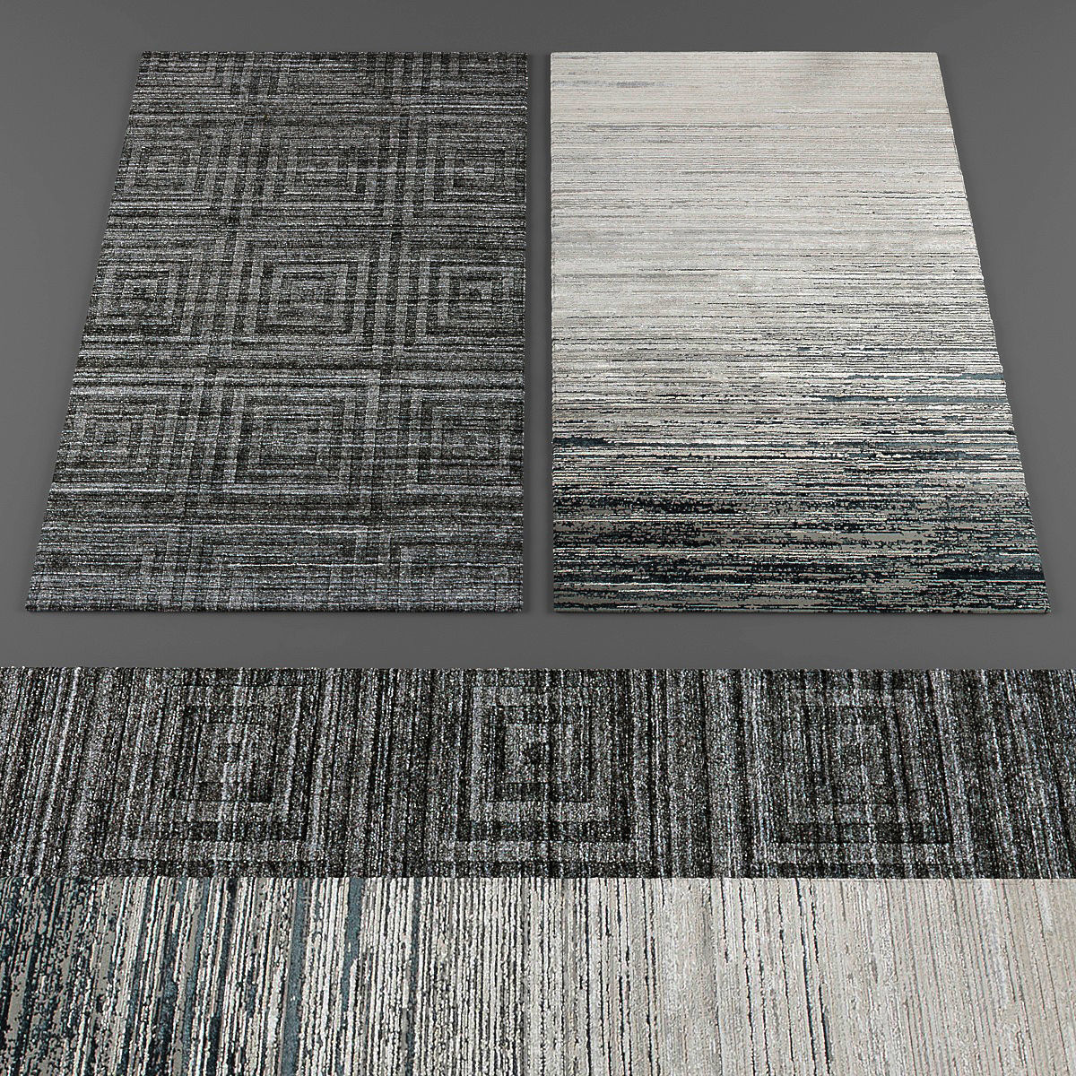 Rugs collection 102 Low-poly 3D model_1