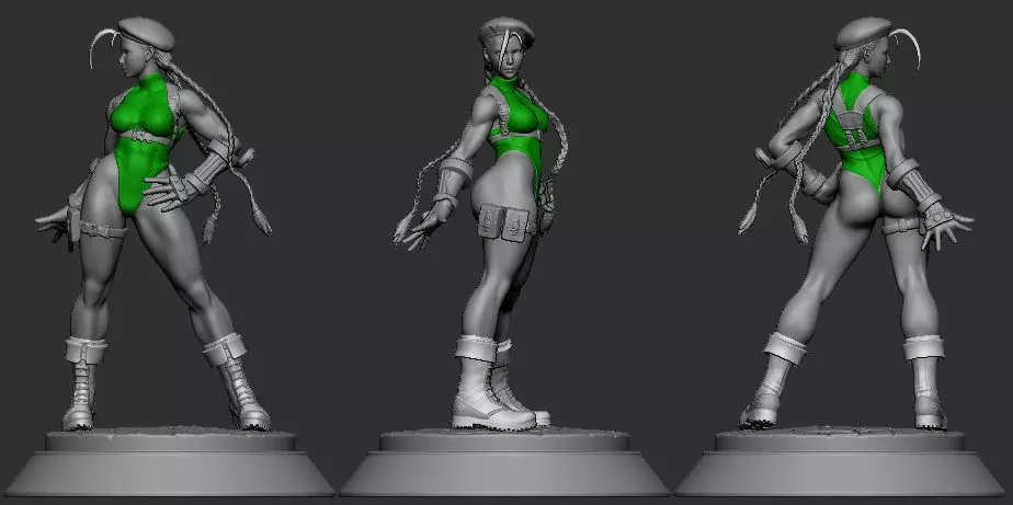 Cammy White Street Fighter 3D print model_0