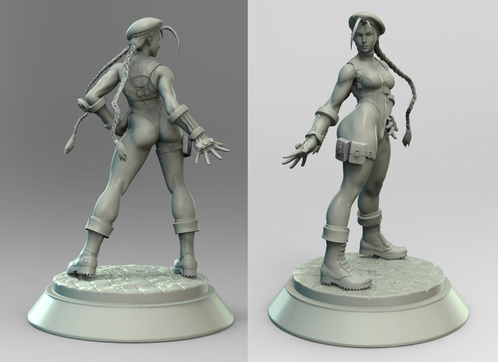 Cammy White Street Fighter 3D print model_1