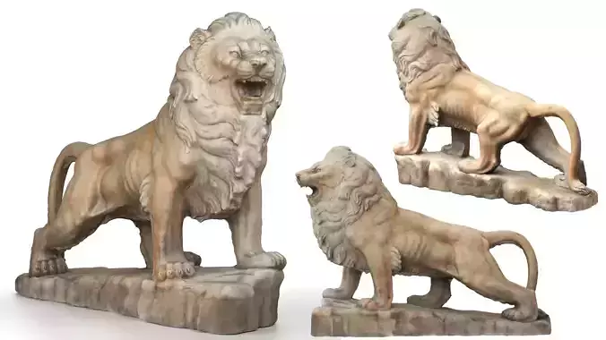 Lion statue