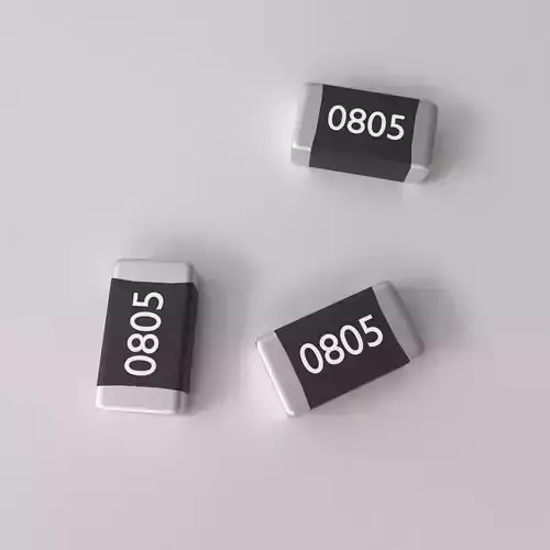 SMD Resistor 3D model
