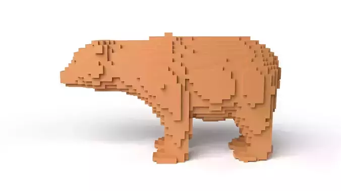 Bear Minecraft Voxel