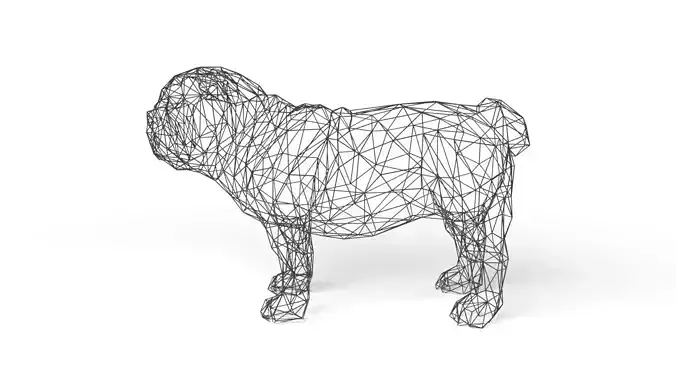 Bulldog Wireframe