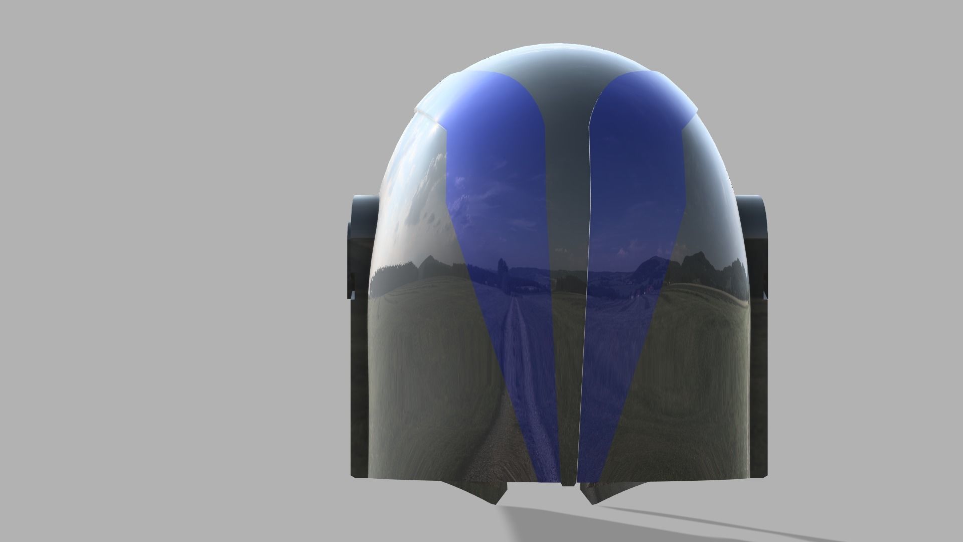 Mandalorian helmet 3D print model_4