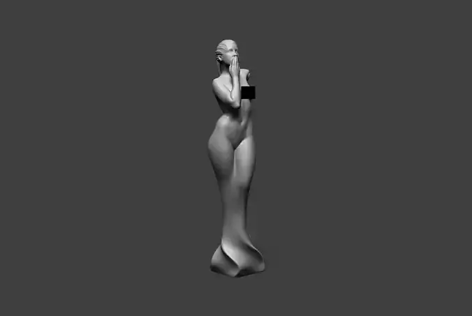Low Poly Woman 6