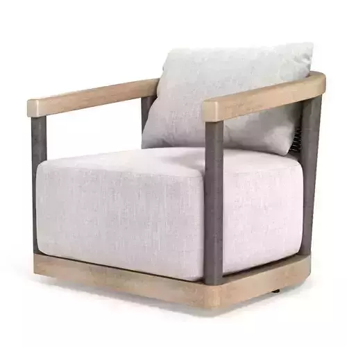 Restoration Hardware ISLA SWIVEL LOUNGE CHAIR 3D model