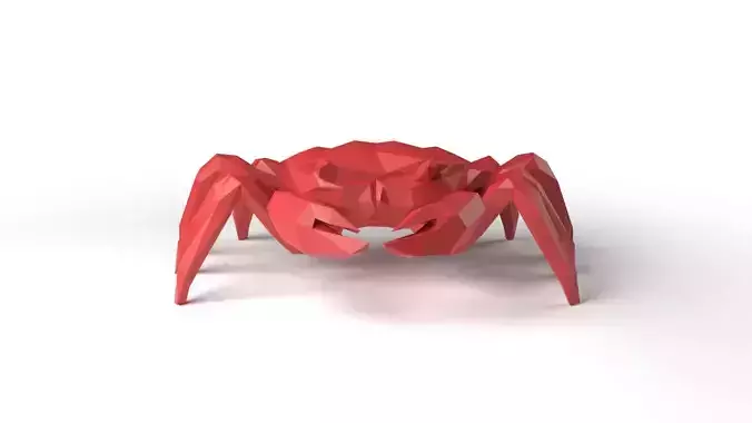 Crab Low Poligonal