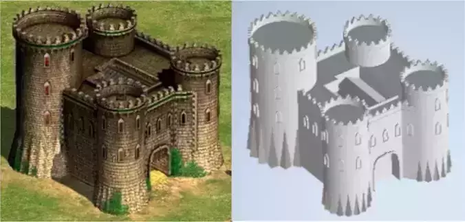 Byzantine castle - Age of Empires II