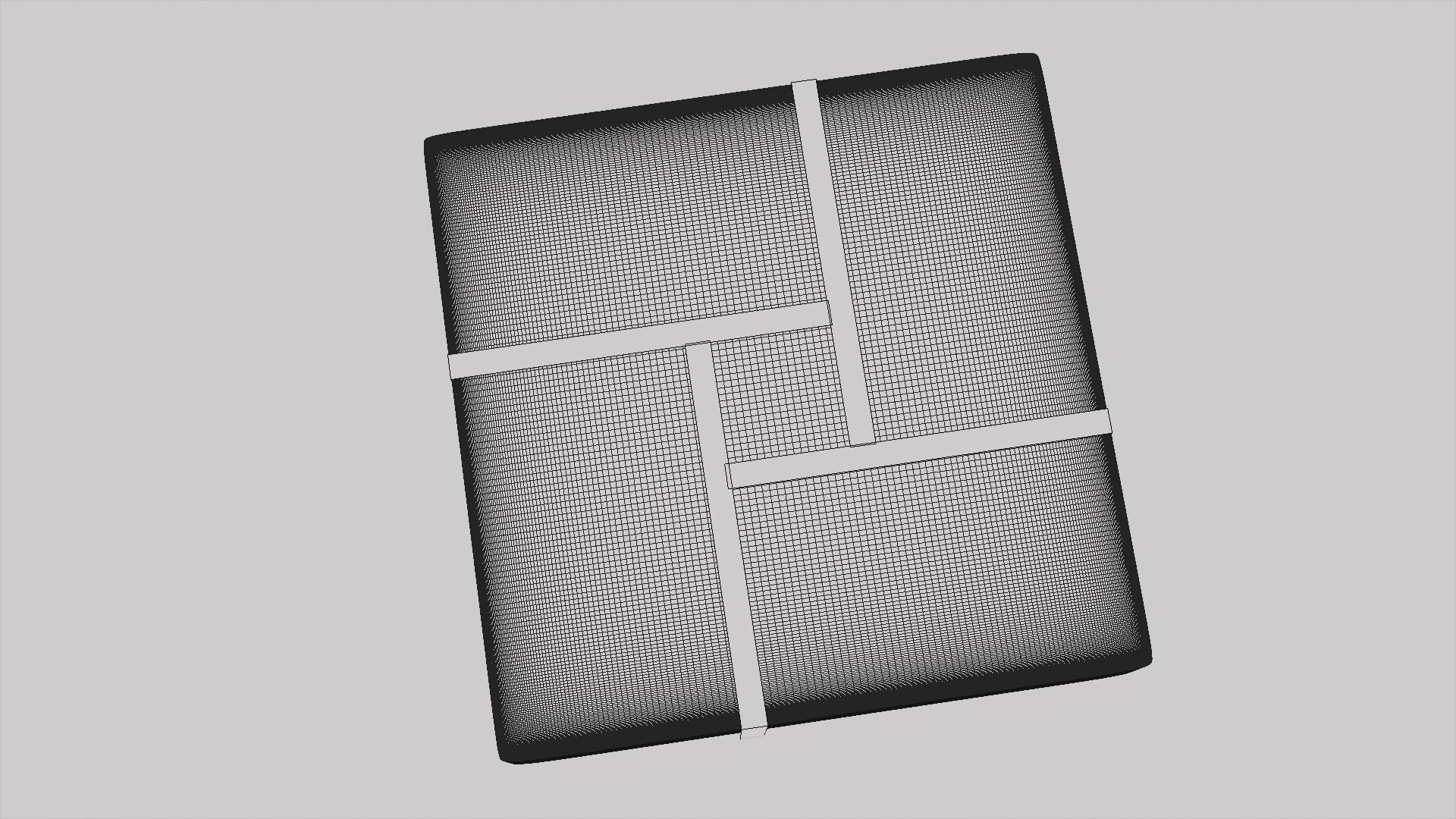 Modren table Low-poly 3D model_9