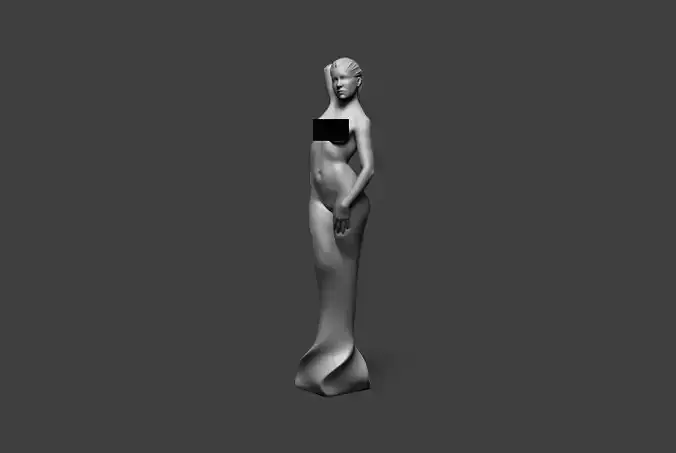 Low Poly Woman 7