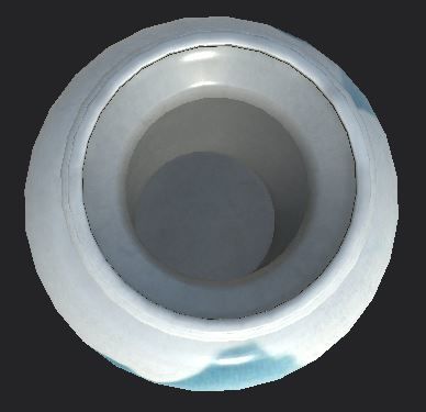 Vase pottery jar chinese japanese Unity ready Low-poly 3D Low-poly 3D model_4