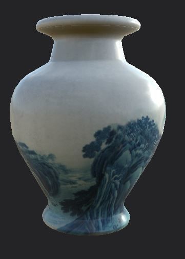 Vase pottery jar chinese japanese Unity ready Low-poly 3D Low-poly 3D model_6
