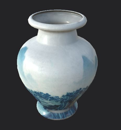 Vase pottery jar chinese japanese Unity ready Low-poly 3D Low-poly 3D model_11