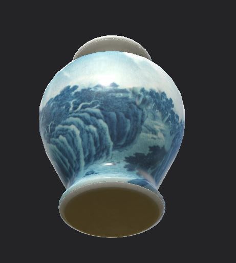 Vase pottery jar chinese japanese Unity ready Low-poly 3D Low-poly 3D model_10