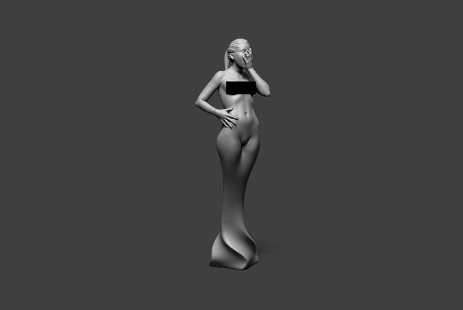 Low Poly Woman 9 3D print model