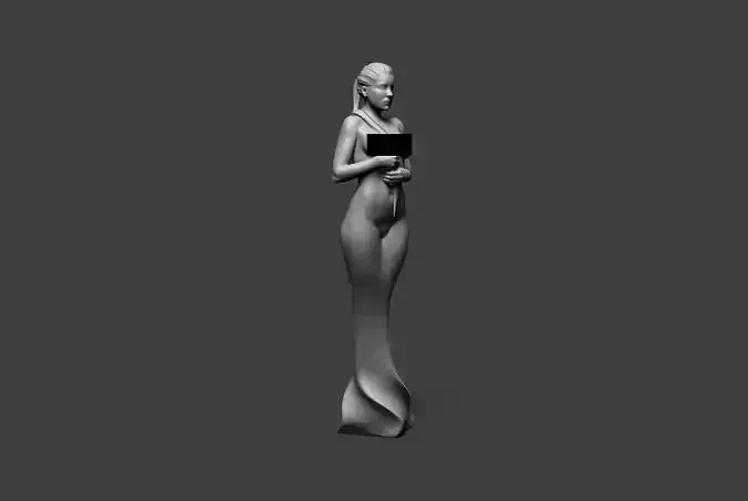 Low Poly Woman 10
