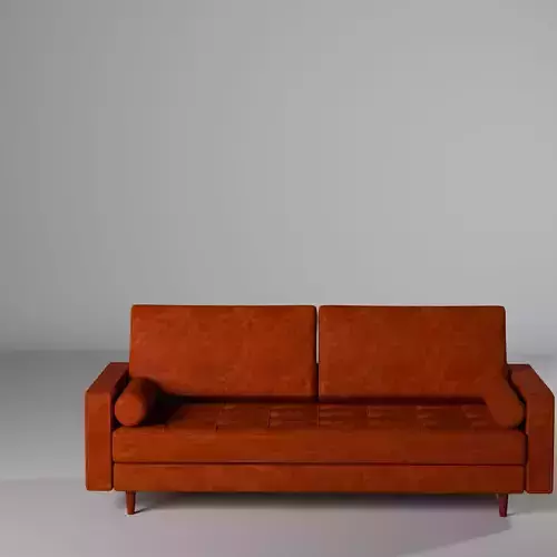Sofa Color Brown 3D model